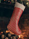 Oriental Christmas Decorative Sock M50xP30cm Red