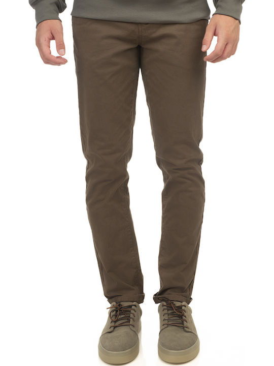 Rebase Hose Chino Elastisch Brown