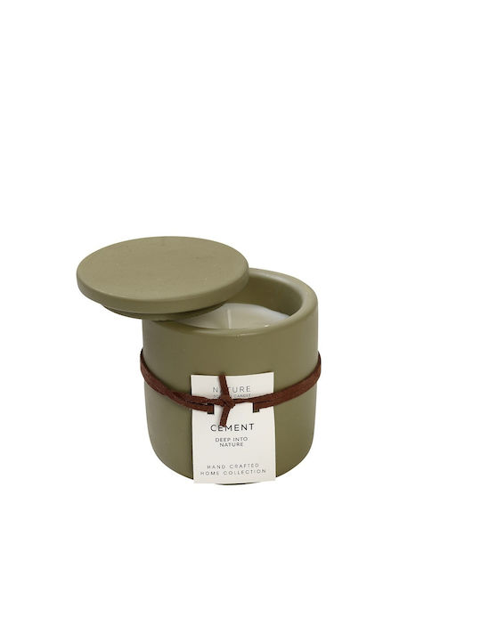 Espiel Aromatic Candle in Jar with Amber and Tonka Scent 8.8x10cm