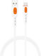 XO Nb280 Regular USB 2.0 to micro USB Cable Λευ...