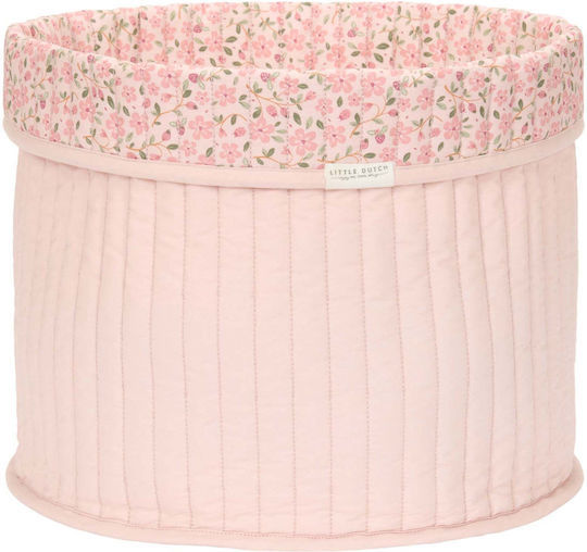 Little Dutch Fairy Floral Nursery Storage Basket Pink