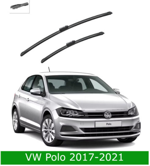Front Wiper Blade Set Vw Polo Aw1 Bz1 2017-2021 650mm 450mm Bosch Aerotwin 3398000080 26" & 18" 2 Pieces