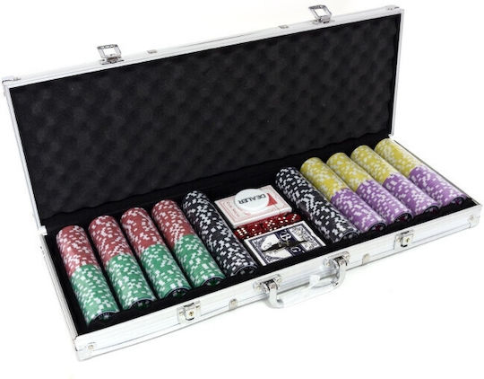 Σετ 500 Μάρκες Poker 40mm / 11gr σε Βαλίτσα