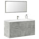 vidaXL Bathroom Cabinet L90xW38.5xH46cm Gray