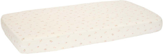 Little Dutch Единично с Ластик Fairy Blossom Бежов 90x200см Little Dutch Единично с Ластик Fairy Blossom Бежов 90x200см