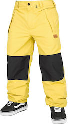 Volcom Longo Gore-tex G1352506-DKY Men's Trousers for Ski & Snowboard Yellow Volcom Longo Gore-tex G1352506-DKY Men's Trousers for Ski & Snowboard Yellow