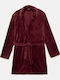 Minerva Winter Women's Burgundy Robe