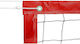 Beachvolleyballnetz Minerva 2,0 mm Drahtseil Rot 30100a Plus