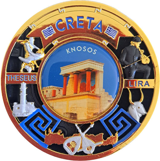 Metallplatte Kreta