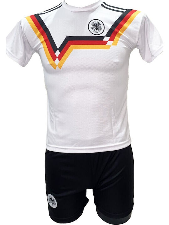 Echipa națională a Germaniei Beckenbauer Retro Set Echipament Sportiv de Fotbal Copii