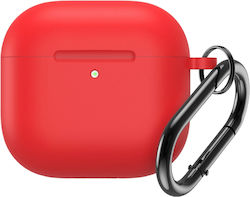 Hurtel Silicone Case With Hook in Red for Apple...