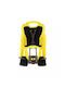 Bellelli Mr Fox Standard Hi-viz Rückseite Kinder Fahrradsitz Rahmen Gelb