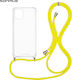 Sonique Back Cover Silicon cu Curea Galben (Mot...