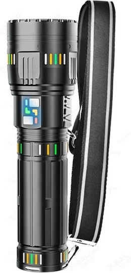 X-Balog Rechargeable LED Flash Light with Maximum Brightness 40000lm