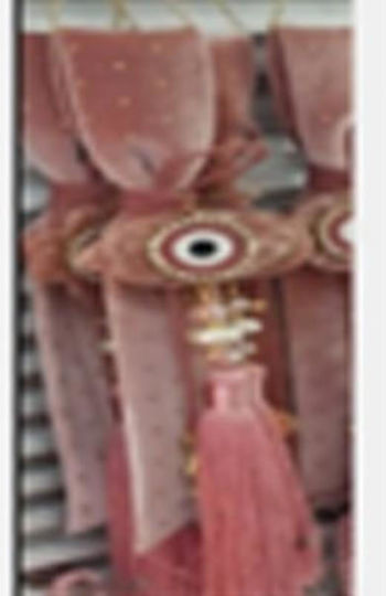 Eurolamp Suspendata Amulet Ochi Roz din Material textil 1buc