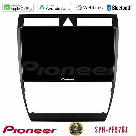 Pioneer Ηχοσύστημα Αυτοκινήτου για Citroen C5 Audi A6 1997-2004 (Bluetooth/USB/WiFi/GPS/Apple-Carplay/Android-Auto) με Οθόνη Αφής 9"