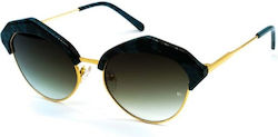 Tipi Diversi Sunglasses Πράσινα with Mixed Frame & Green Lens