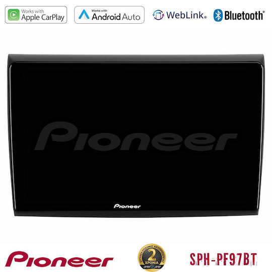 Pioneer Auto-Audiosystem für Fiat Bravo 2007-2015 (Bluetooth/USB/WiFi/GPS/Apple-Carplay/Android-Auto) mit Touchscreen 9"