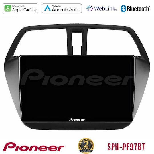 Pioneer Ηχοσύστημα Αυτοκινήτου για Suzuki SX4 S-Cross 2013 – 2020 (Bluetooth/USB/WiFi/GPS/Apple-Carplay/Android-Auto) με Οθόνη Αφής 9"