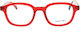 Tipi Diversi Damen Acetat Brillengestell Rot TIPIDIVERSI TD646403