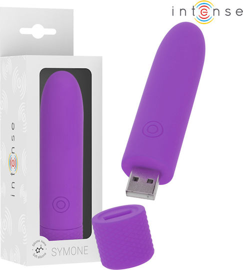 Intense Rechargeable Vibrating Vibrator Geschoss 10cm Lila