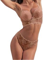 Love And Bra Sexy Dessous-Set Braun