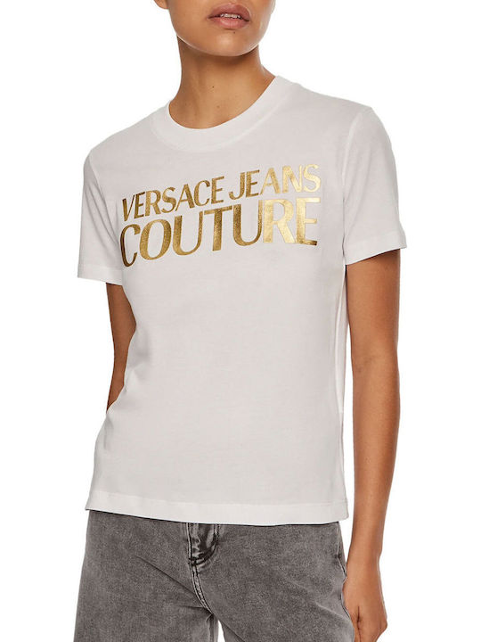 Versace Damen T-Shirt Weiß