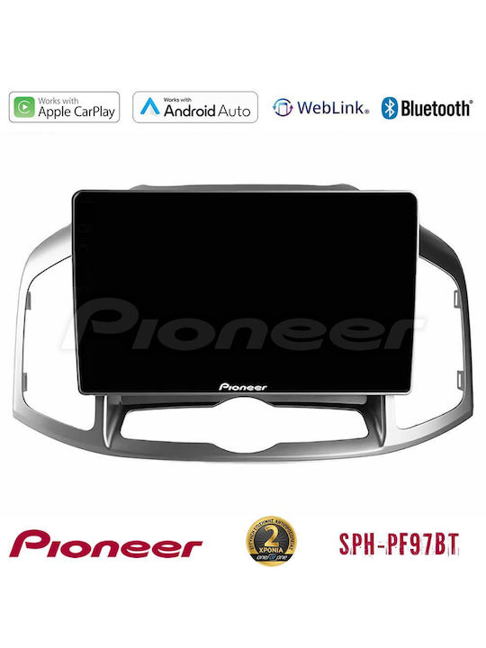 Pioneer Sistem Audio Auto pentru Chevrolet Captiva 2012-2016 (Bluetooth/USB/WiFi/GPS/Apple-Carplay/Android-Auto) cu Ecran Tactil 9"