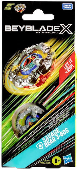 Hasbro Bey Blade X: Booster Single Top – Savage Bear (G0286)