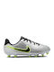 Jr Tiempo Legend 10 Academy Fg Mg FG/MG Παιδικά Ποδοσφαιρικά Παπούτσια με Τάπες Ασημί
