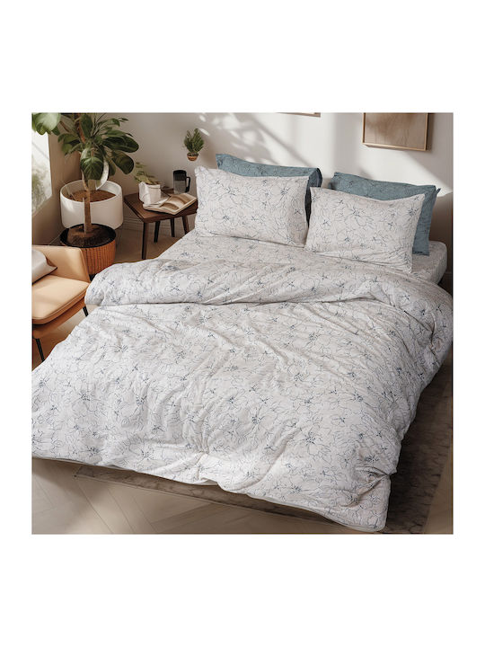 Beauty Home Комплект Плик за Завивка Памучен Ед...
