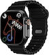Awei H37 49mm Smartwatch mit Pulsmesser (Schwarz)