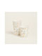 Beauty Home Ποτήρι μιας Χρήσης Χάρτινo Κίτρινο 255ml 8τμχ