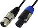 Speaker Cable Speakon male - XLR female 5m (01.037.0357) 1pcs