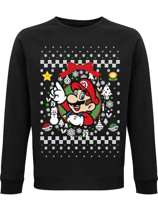 Суитшърт унисекс органичен "Super Mario Classic...