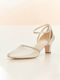 Ivory Satin Bridal Pump 5.5 Cm Luna