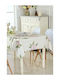 Τραπεζομάντηλο Αλέκιαστο Beige 150x150εκ.