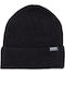 Beanie Beanie with Rib Knit in Black color