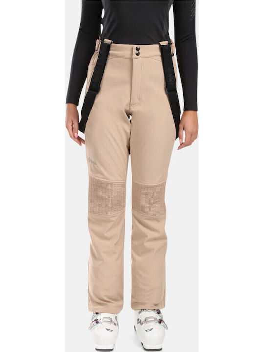 Kilpi Dione WL0408KI-Beige Women's Ski & Snowboard Soft Shell Trousers