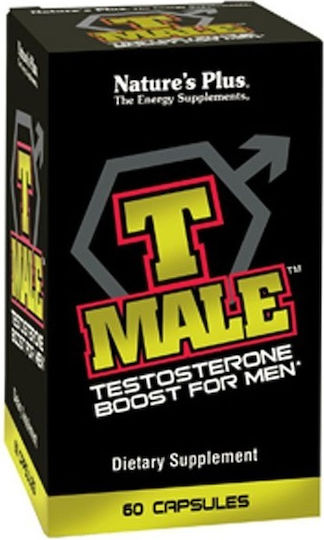 Nature's Plus T Male Συμπλήρωμα για Λίμπιντο & Ενίσχυση της Τεστοστερόνης 60 κάψουλες