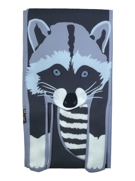 Brims and Trims Raccoon Women's Wool Scarf Black