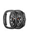 Techsuit Defense360 Pro Пластмасов Калъф със Стъкло в Черен цвят за Samsung Galaxy Watch Ultra (47 мм)