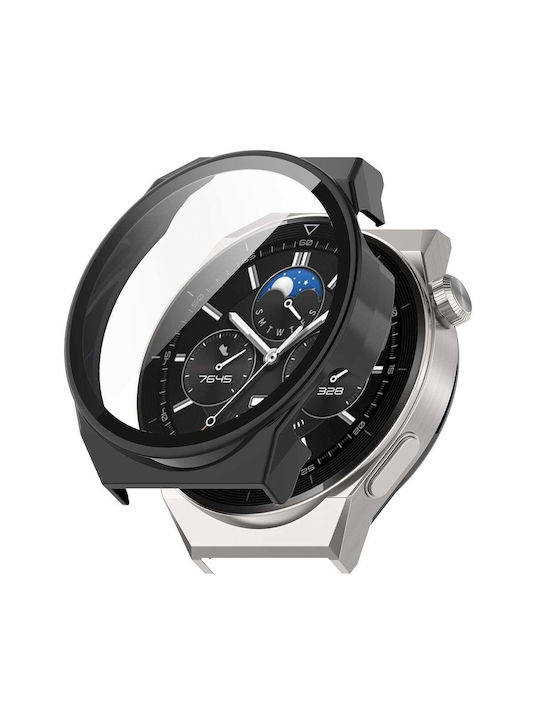 Techsuit Defense360 Pro Πλαστική Θήκη με Τζαμάκι σε Μαύρο χρώμα για Huawei Watch 3 Pro
