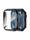 Techsuit Defense360 Pro Пластмасов Калъф със Стъкло в Черен цвят за Apple Watch 1, 2, 3 (38 мм)