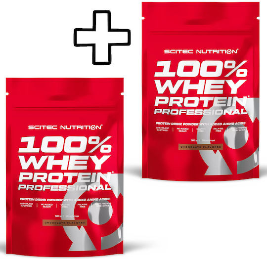 Scitec Nutrition 100% Whey Protein Professional 500g Pistachio White Chocolate & Scitec Nutrition 100% Whey Protein Professional 500g Vanilla Very Berry Custom Bundle