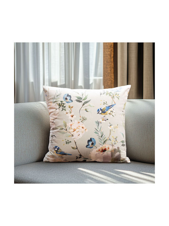 Beauty Home Decorative Pillow Case Peony And Bi...