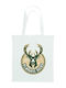 TKT Milwaukee Bucks Cotton Shopping Bag in White color