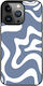 Apple iPhone 13 Pro Max Welliges Schwarzes Glänzendes Case