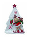 JK Home Decoration Christmas Cookie Jar White L24xW18.5xD14cm.