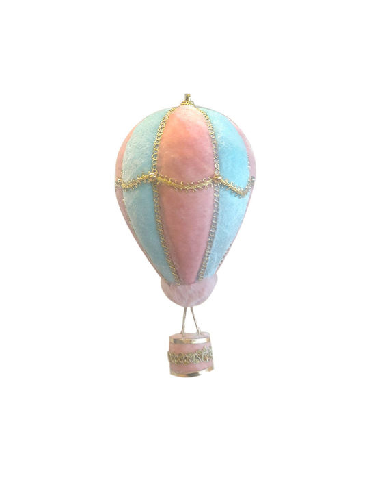Heißluftballon Weihnachtsbaumschmuck 14x25cm Heißluftballon Weihnachtsbaumschmuck 14x25cm